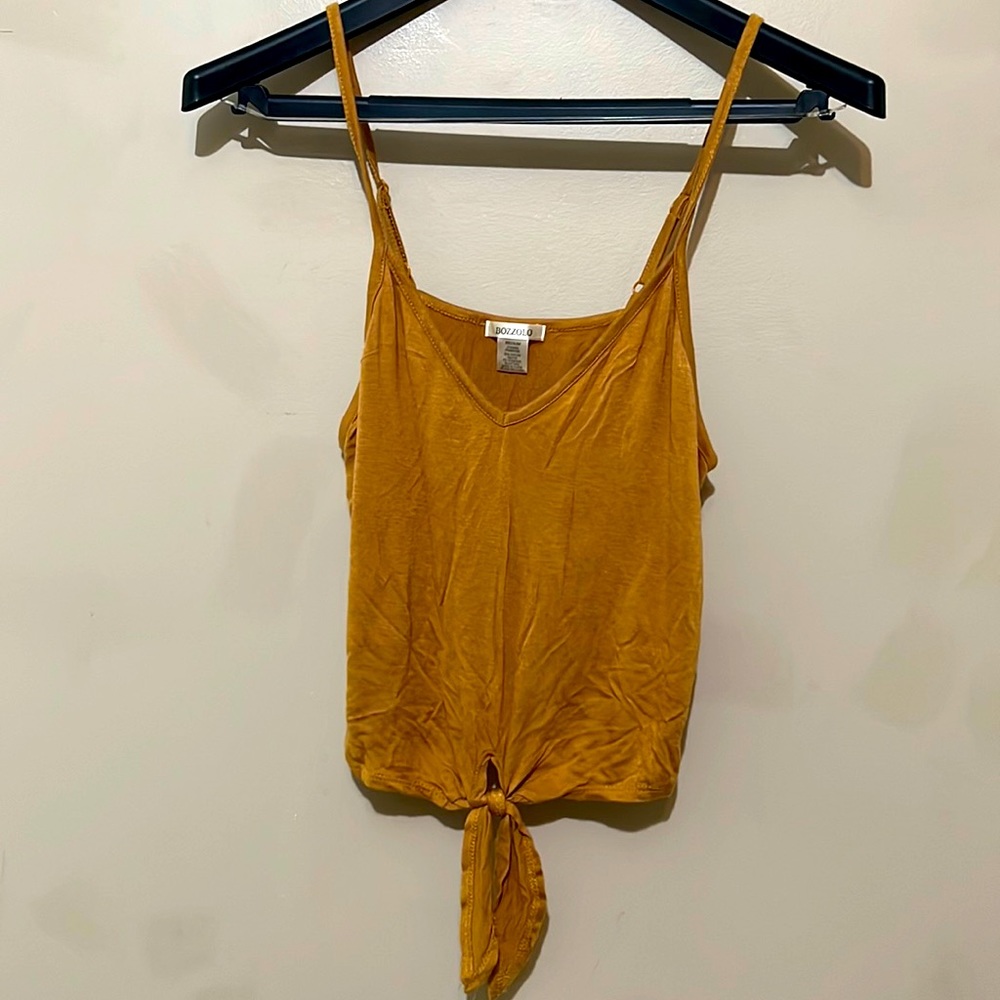 Tan crop top